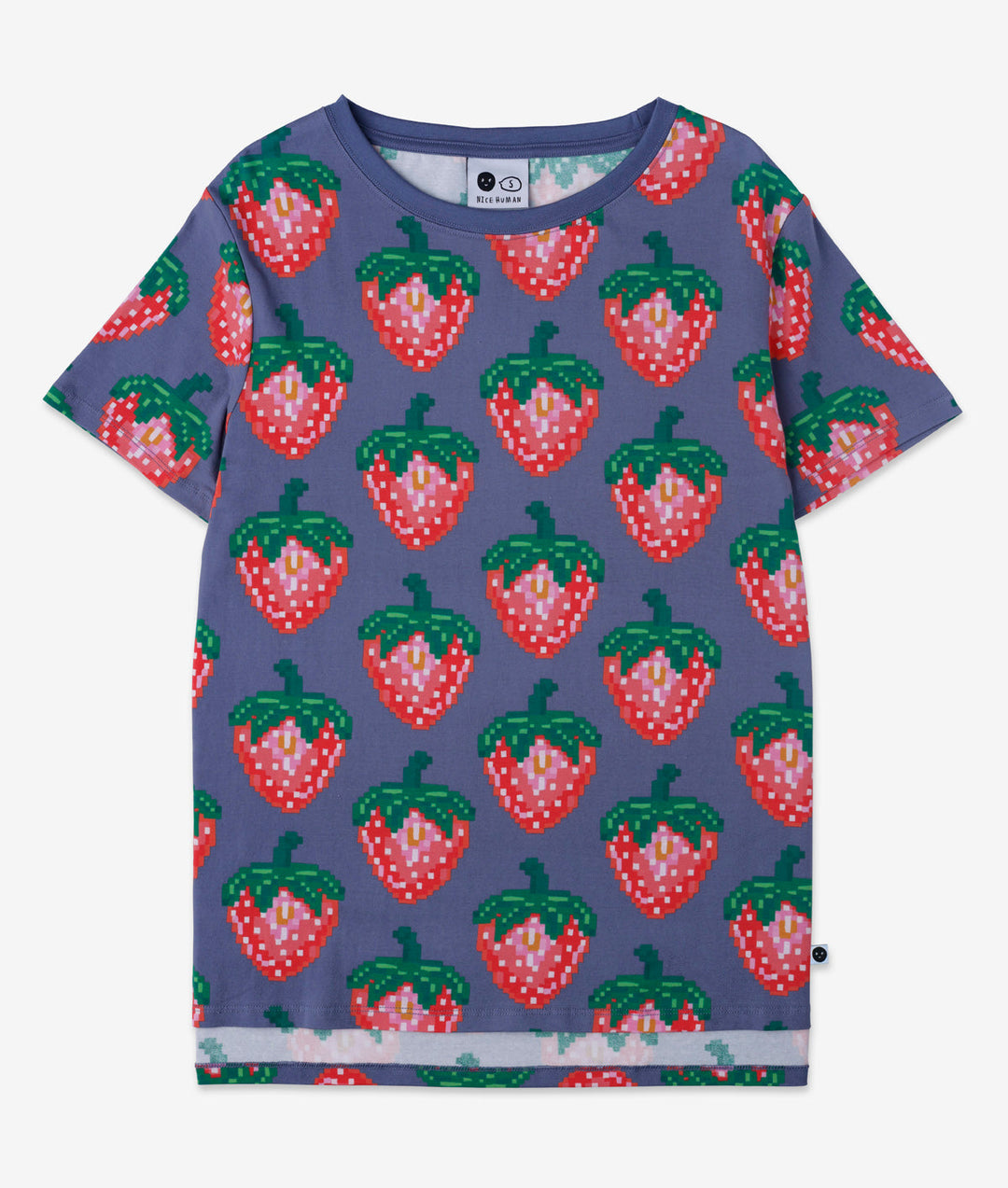 Nicehuman Pixelled Strawberries Tee