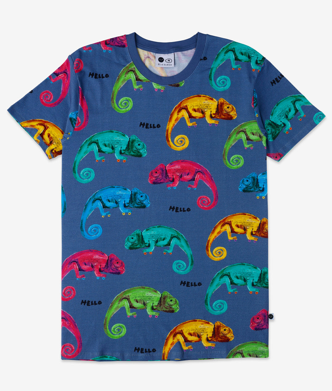 Nicehuman Colourful Chameleons Tee