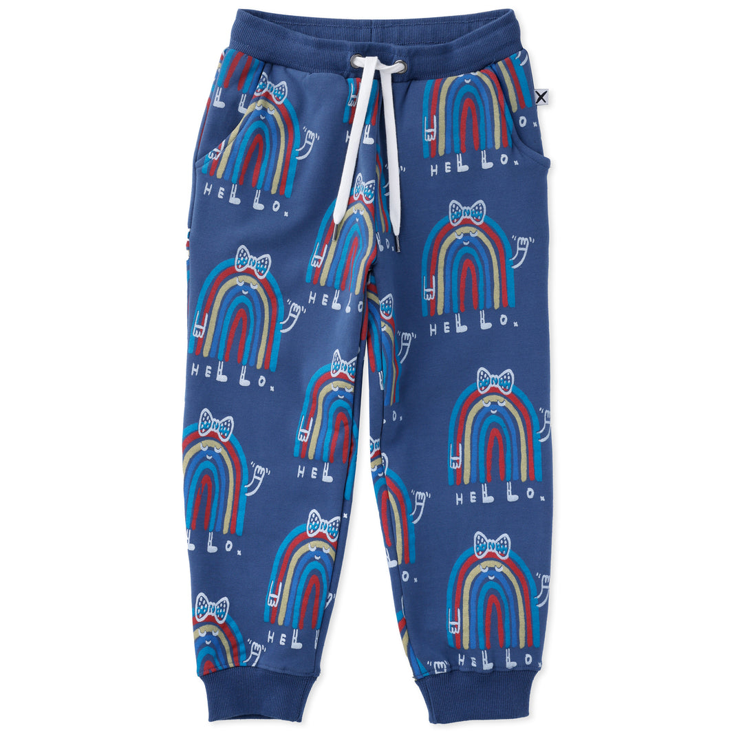 Minti Hello Rainbow Furry Trackies