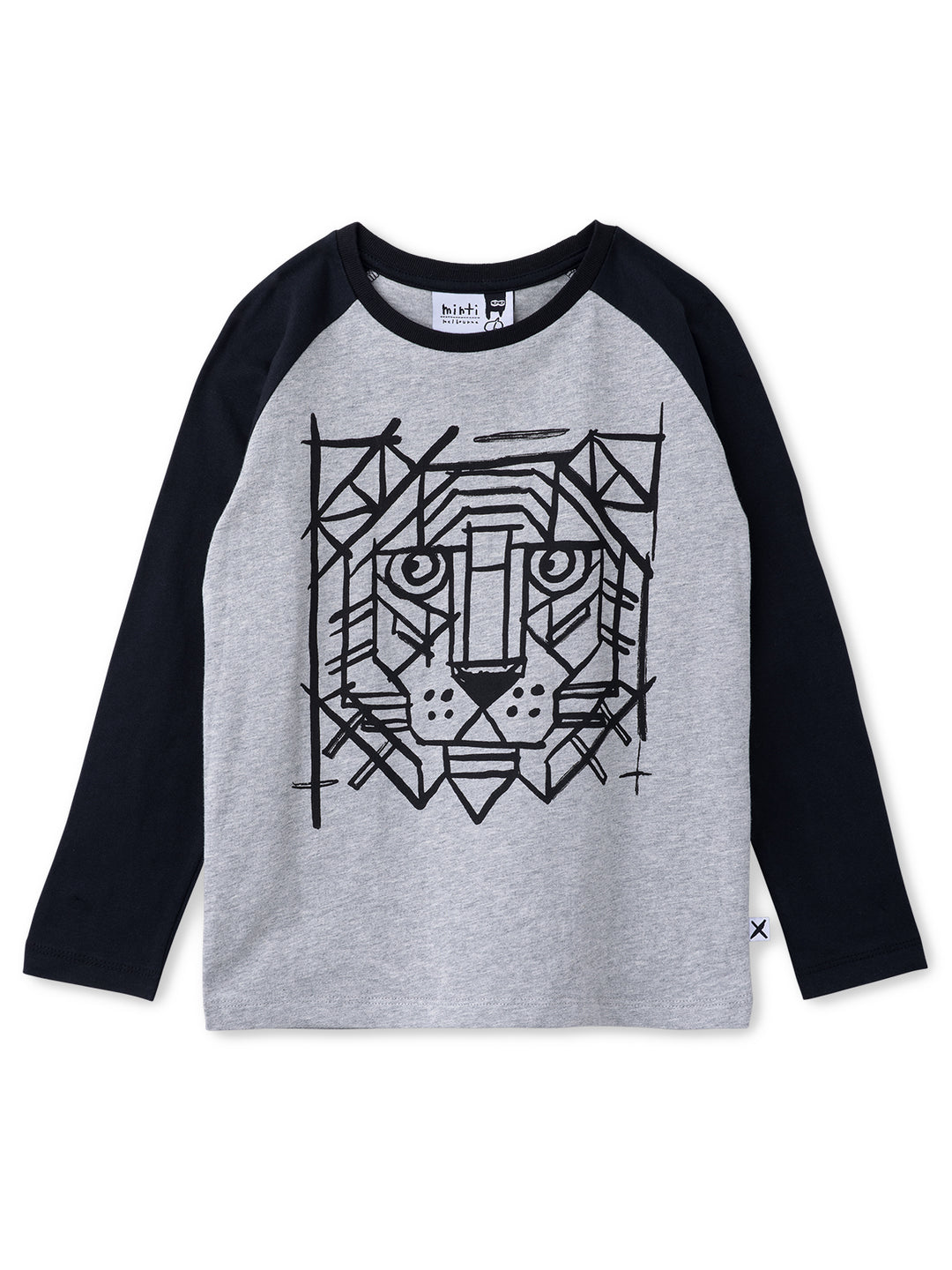 Minti Geometric Tiger Tee