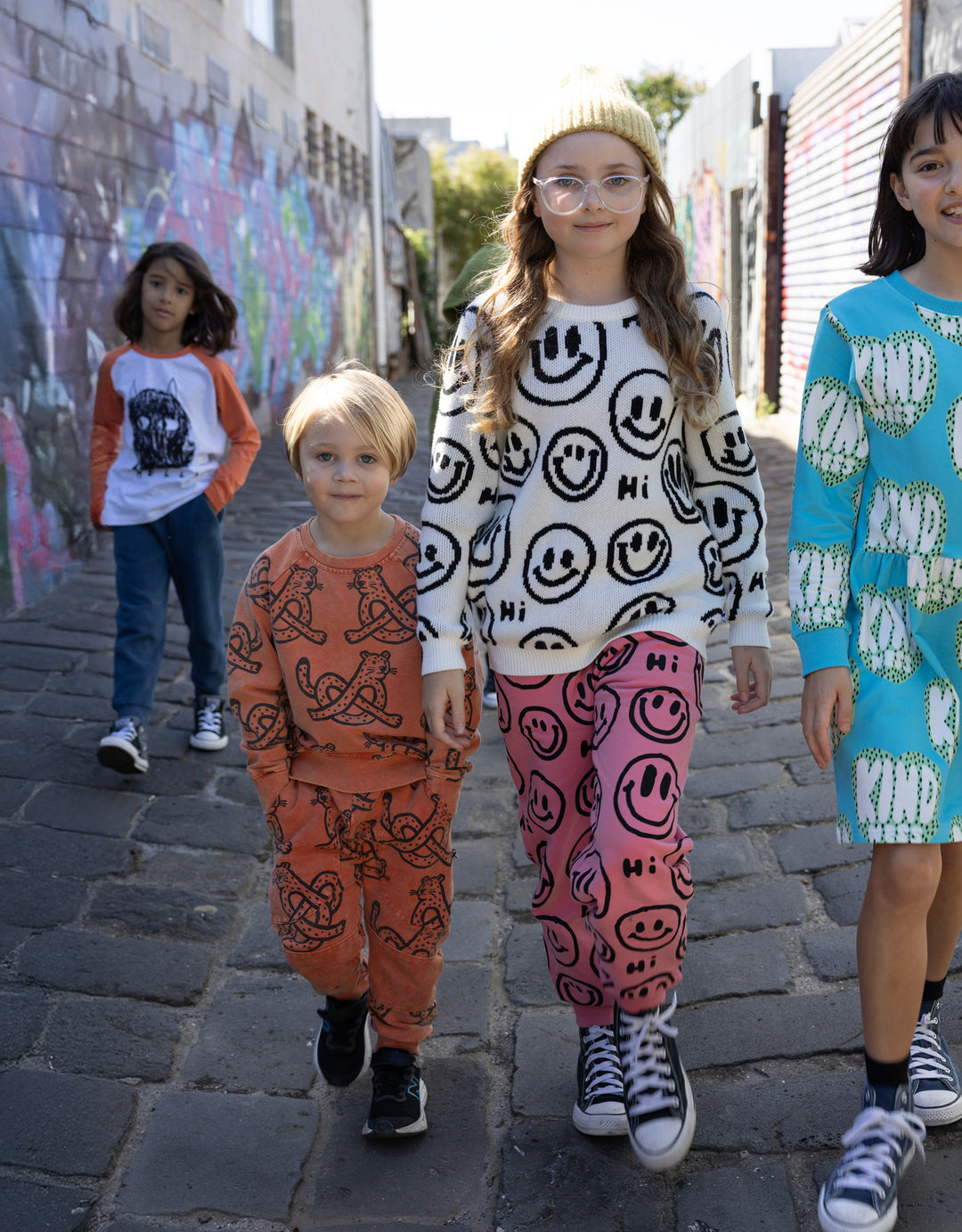 Minti Happy Knit Crew