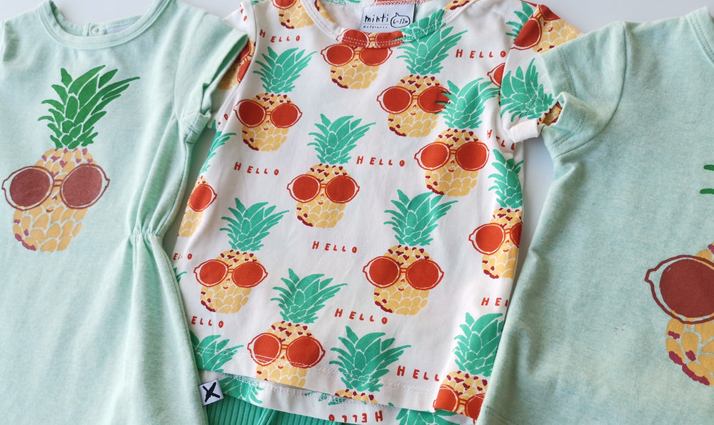 Minti Sunny Pineapples Tee