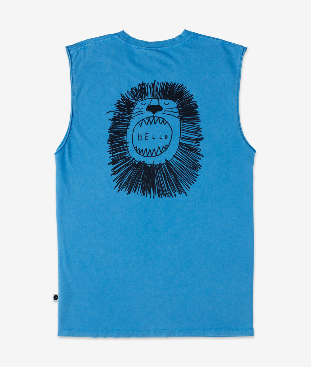 Nicehuman Roaring Lion Sleeveless Tee