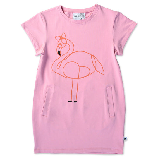 Minti Neon Flamingo Dress