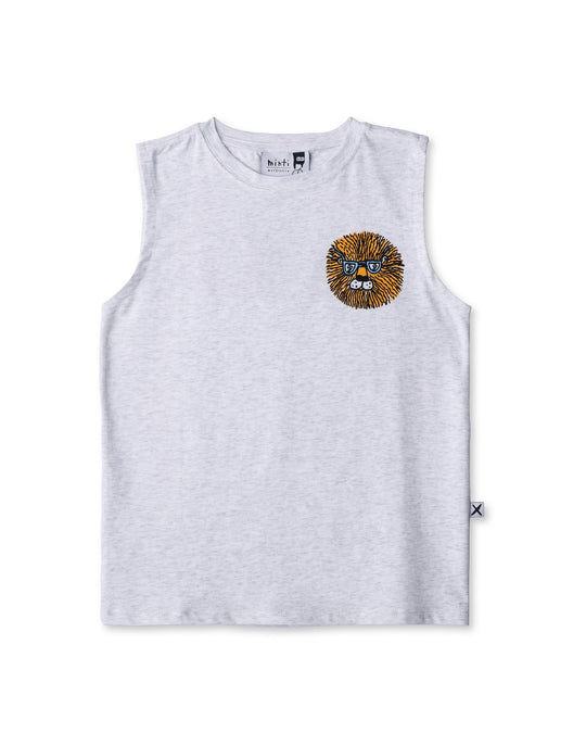 Minti Messy Lion Sleeveless Tee