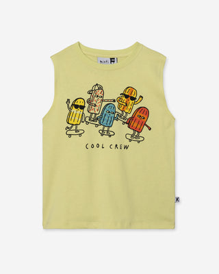 Minti Cool Crew Sleeveless Tee