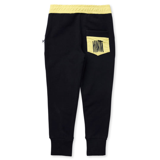 Minti Nylon Patch Furry Trackies