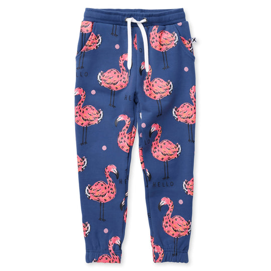 Minti Flamingo Party Furry Trackies