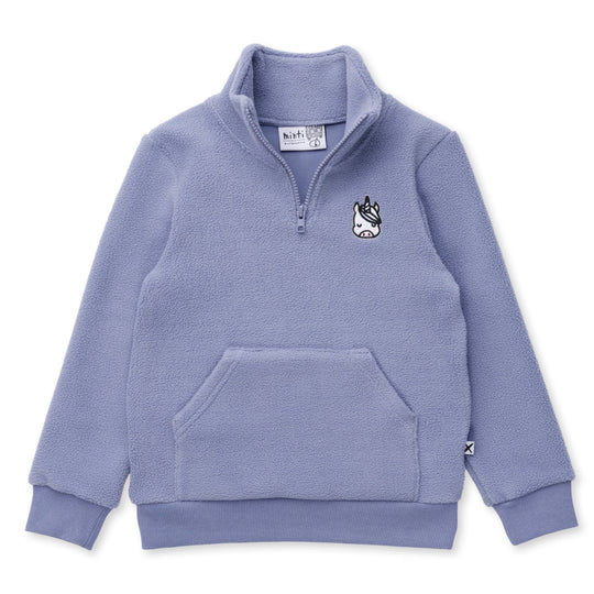 Minti Teddy Half Zip Crew