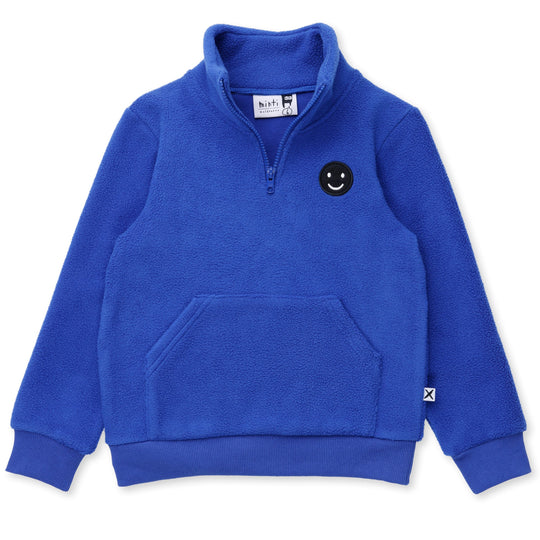 Minti Teddy Half Zip Crew