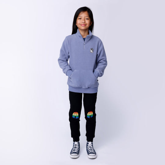 Minti Teddy Half Zip Crew