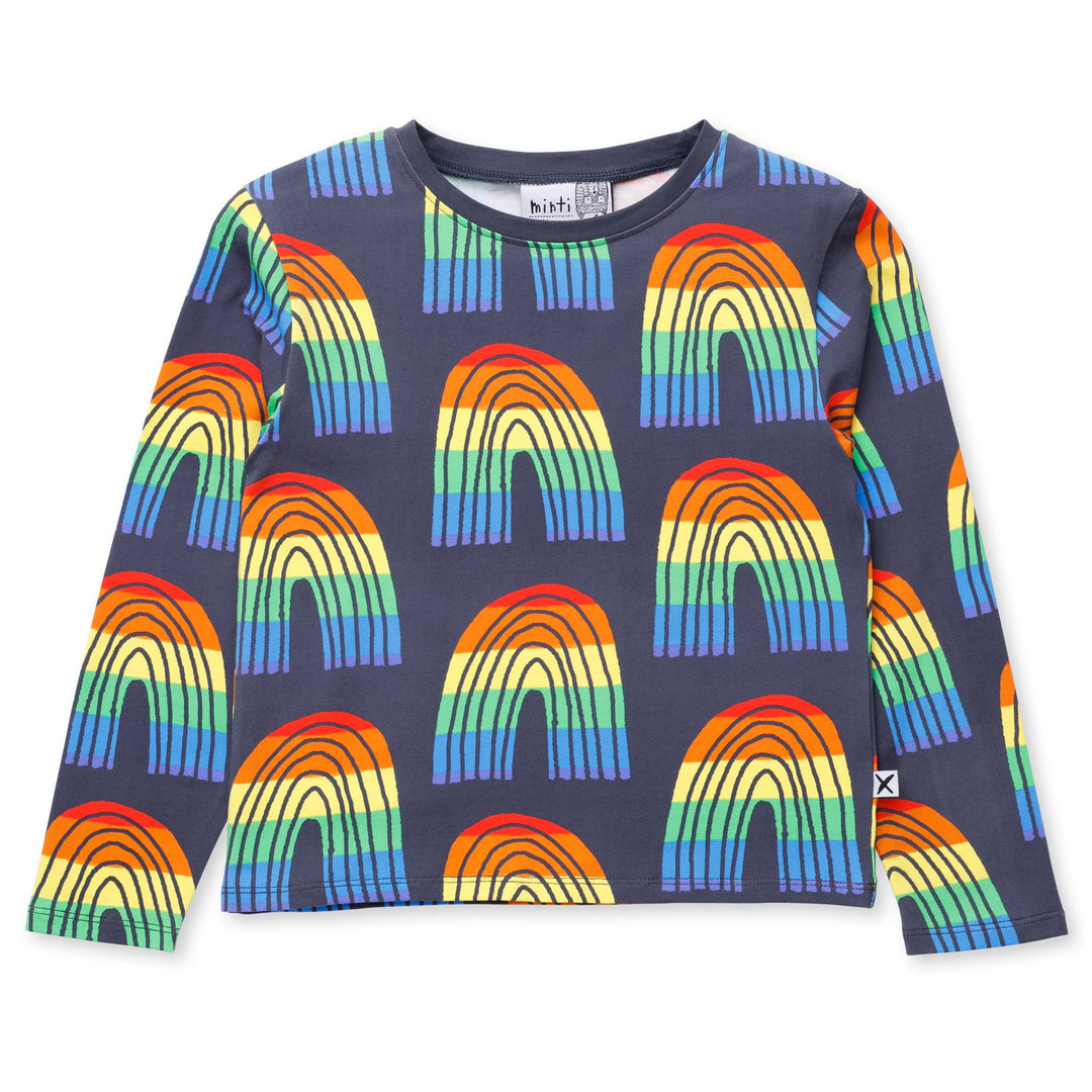 Minti Stripey Rainbow Tee