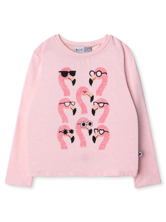 Minti kids clothing. Boxy style long sleeved tee. 190 Gram // 95% Cotton // 5% Elastane.