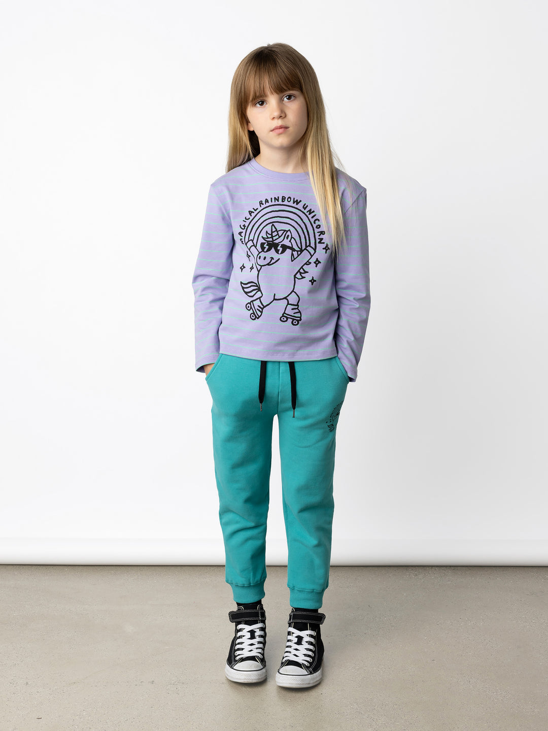 Minti Magical Rainbow Unicorn Furry Trackies