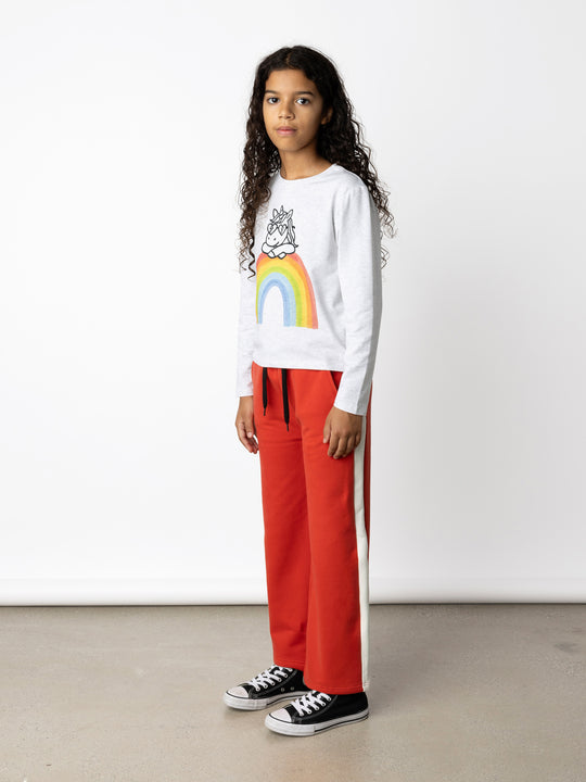 Minti Furry Wide Leg Panel Trackies