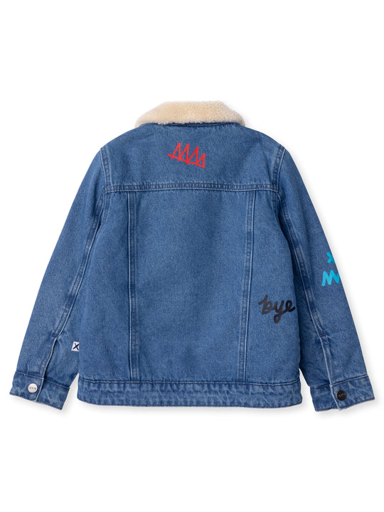 Minti Emblem Denim Jacket