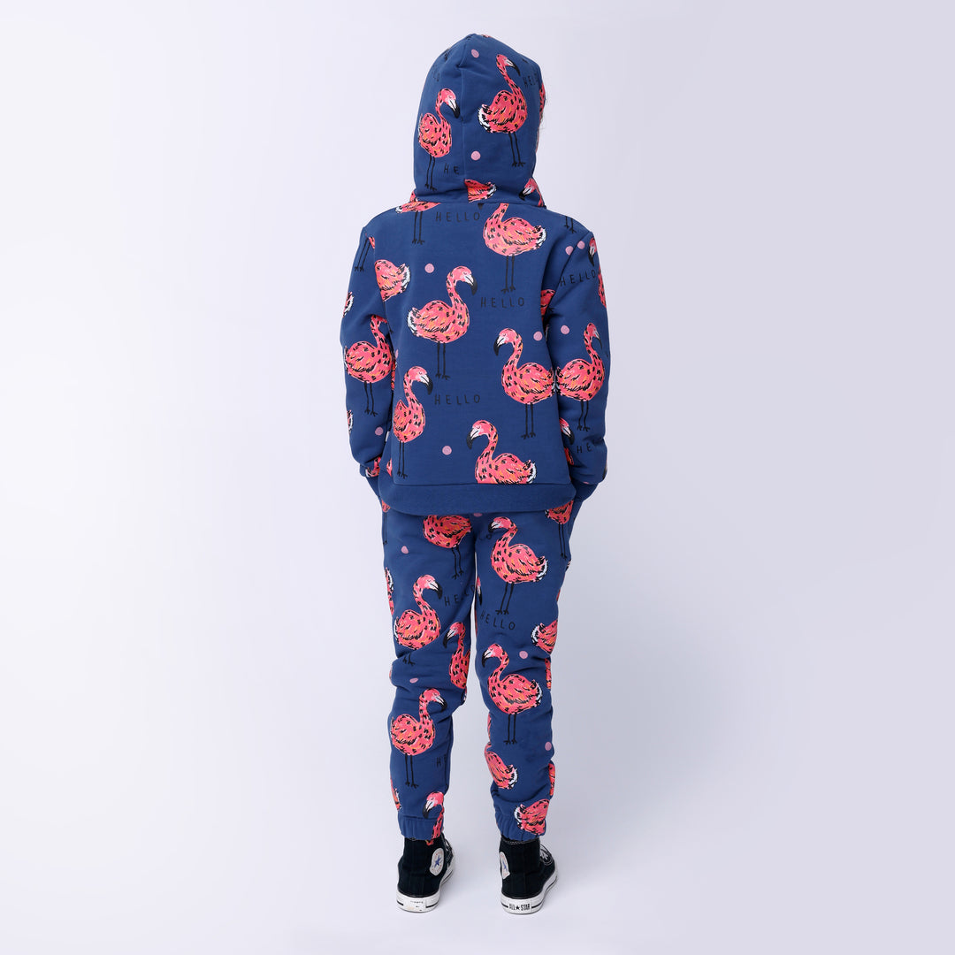 Minti Flamingo Party Furry Trackies