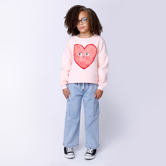 Minti Painted Heart Furry Crew