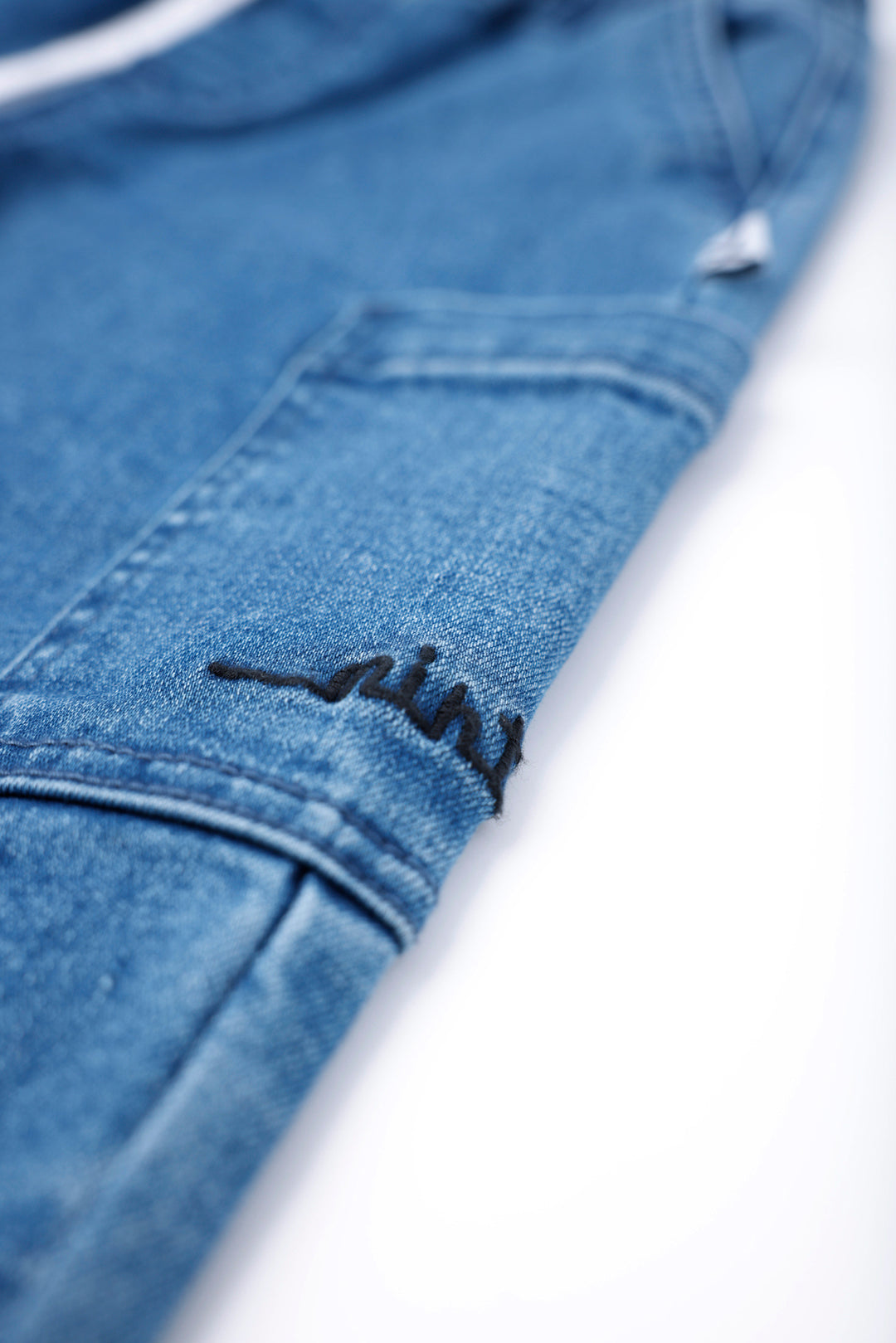 Minti Denim Cargo Jeans