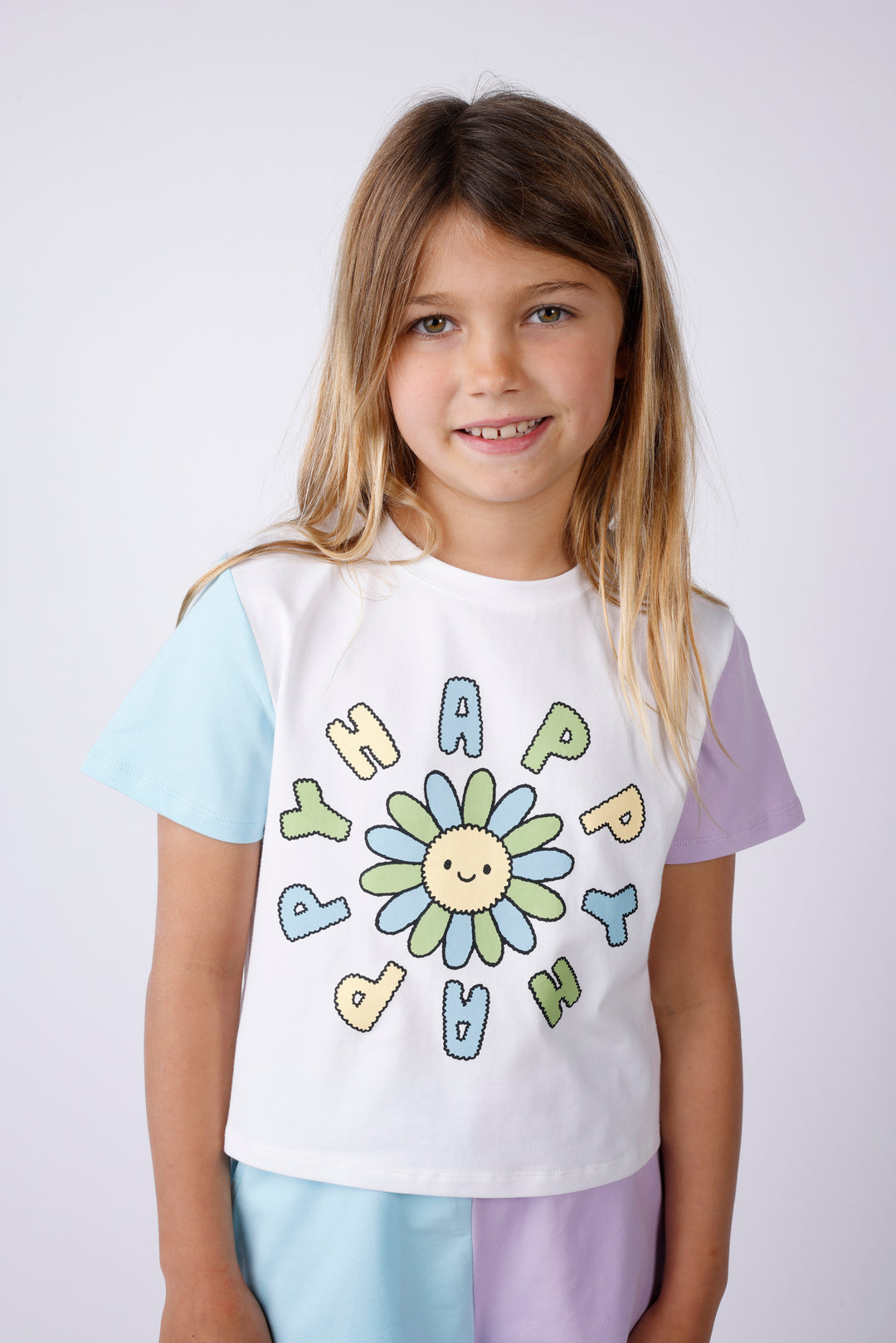 Minti Happy Happy Cropped Tee