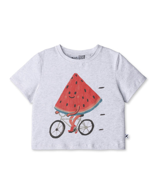 Minti Melon On The Move Cropped Tee