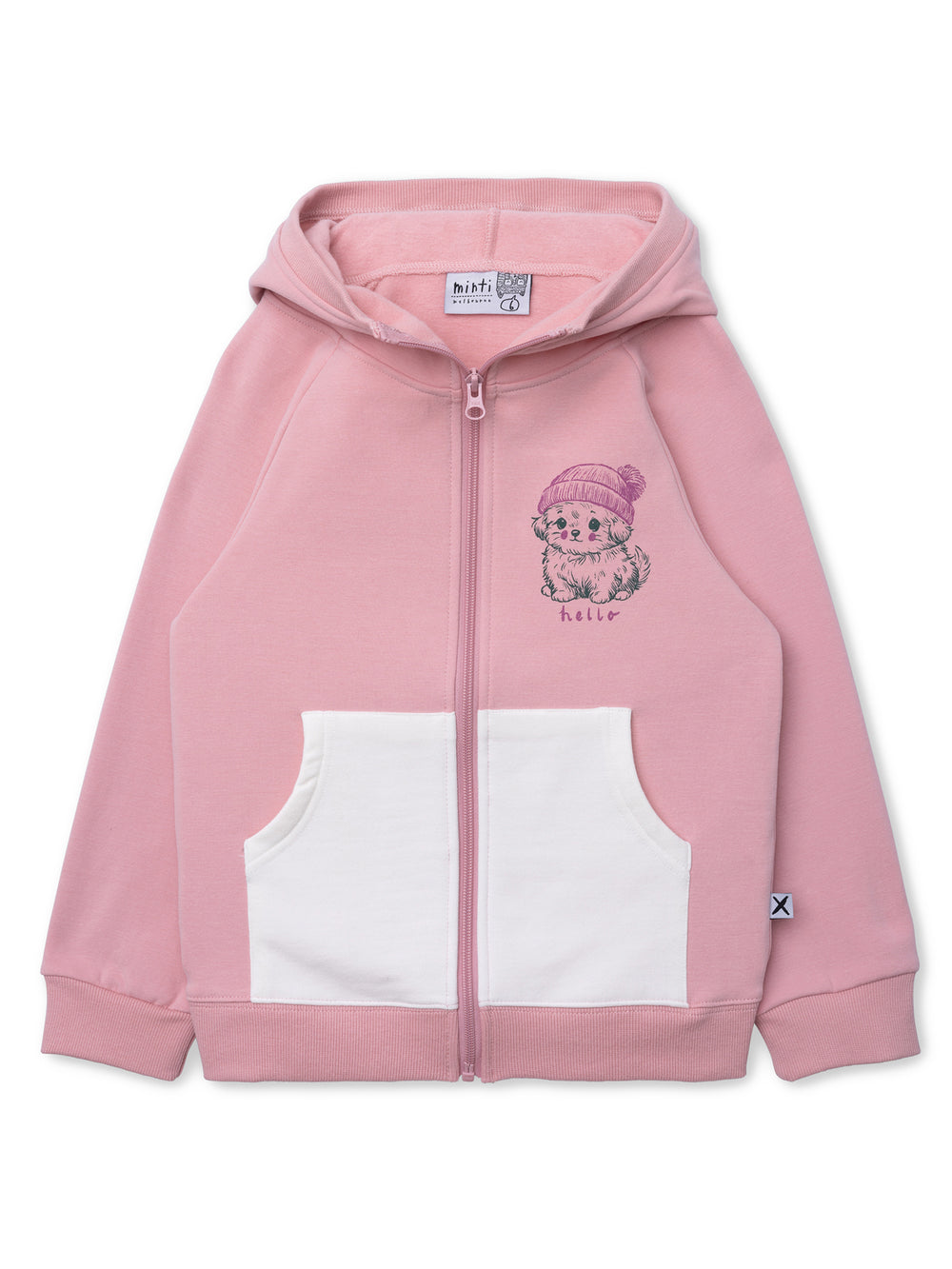 Minti Warm Puppy Furry Zip Up
