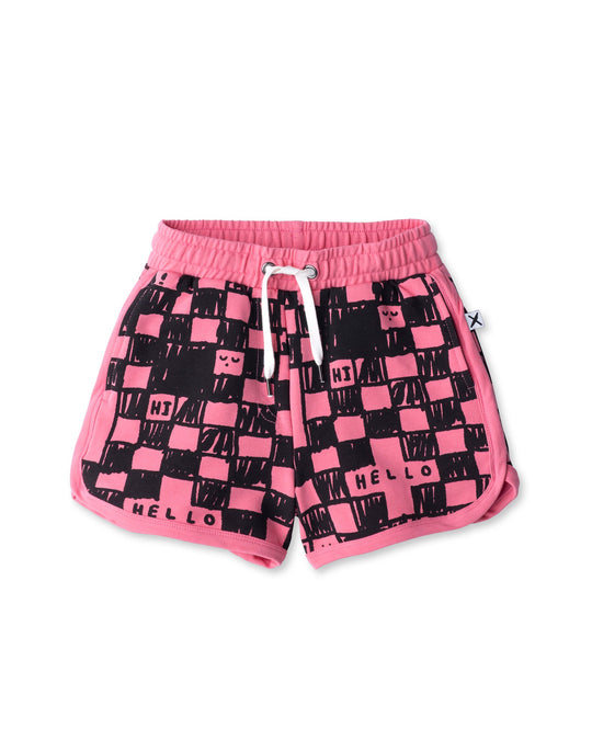 Minti Sketchy Grid Short