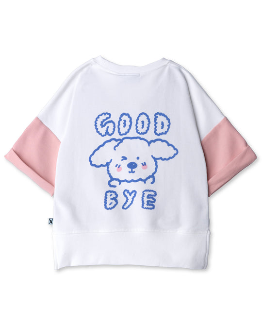 Minti Hello Bunny Bye Puppy Short Sleeve Crew