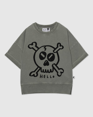 Minti Hello Skull Short Sleeve Crew