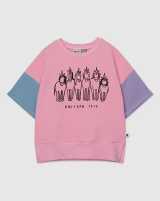 Minti Unicorn Club Short Sleeve Crew