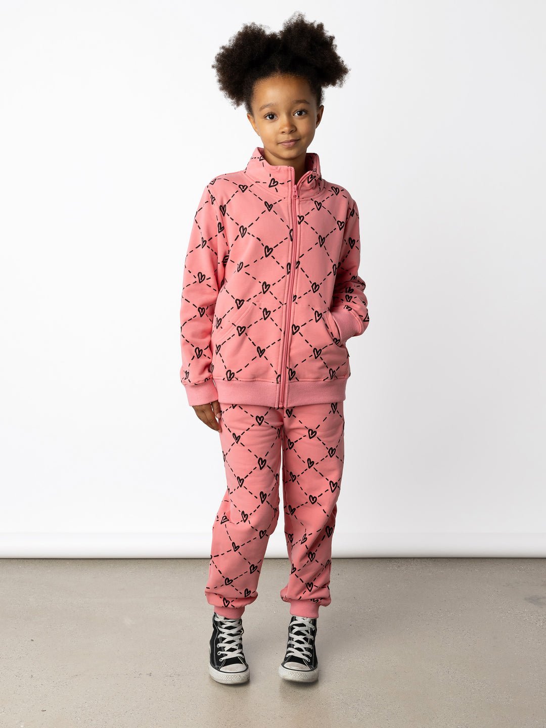 Minti Heart Diamonds Furry Trackies