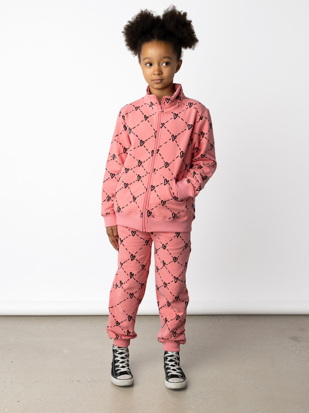 Minti Heart Diamonds Furry Trackies
