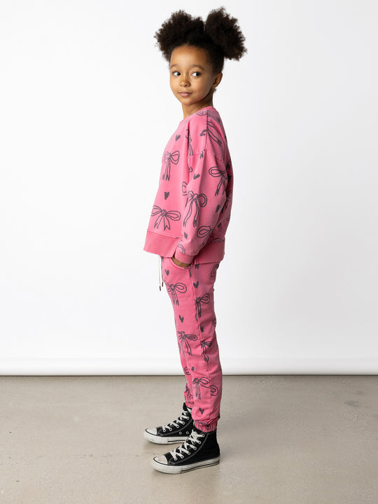 Minti Bows And Hearts Trackies