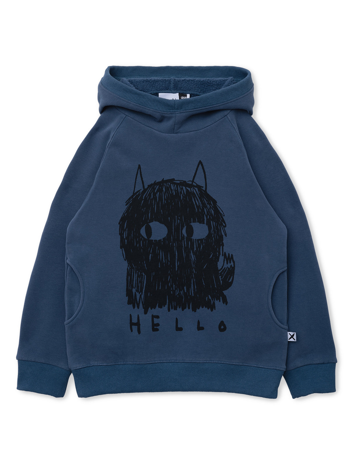 Minti Hello Goodbye Monster Furry Hood