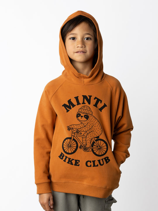Minti kids clothing. Super comfy hoodie with side pockets and higher neck - perfect for cold days! 330 Gram // Brushed Inside // 95% Cotton // 5% Elastane.
