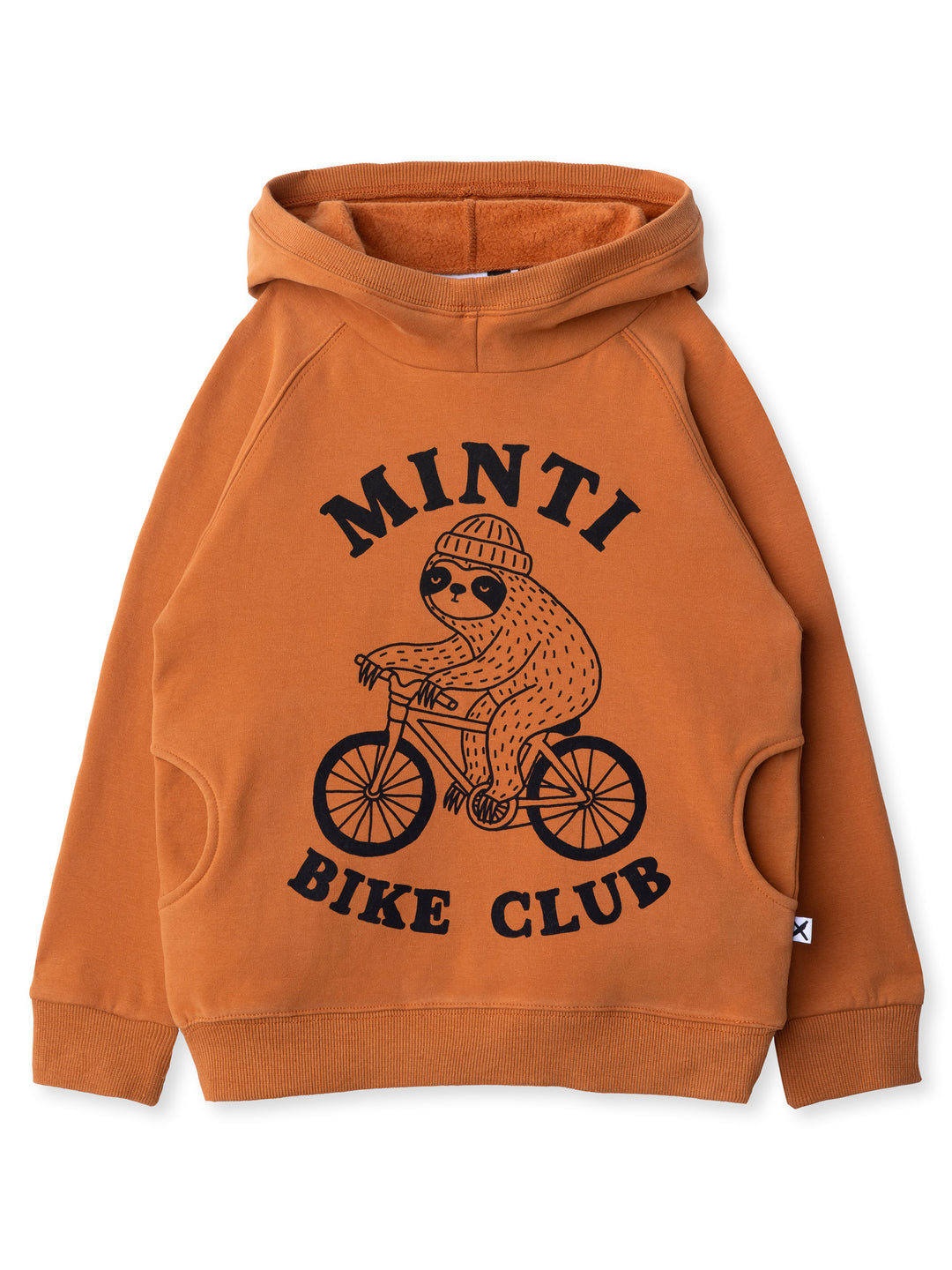 Minti kids clothing. Super comfy hoodie with side pockets and higher neck - perfect for cold days! 330 Gram // Brushed Inside // 95% Cotton // 5% Elastane.