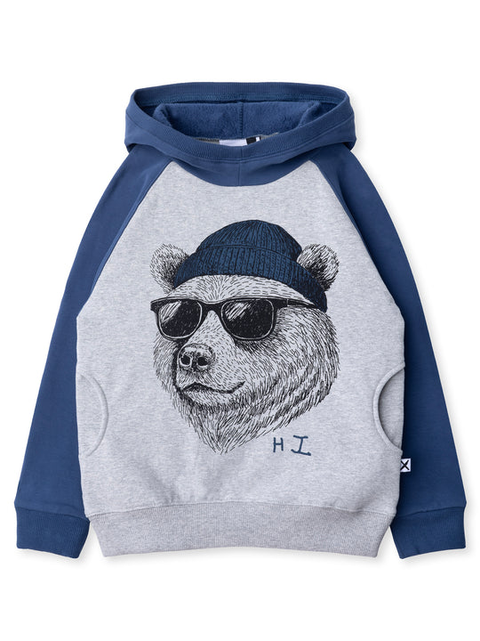 Minti kids clothing. Super comfy hoodie with side pockets and higher neck - perfect for cold days! 330 Gram // Brushed Inside // 95% Cotton // 5% Elastane.