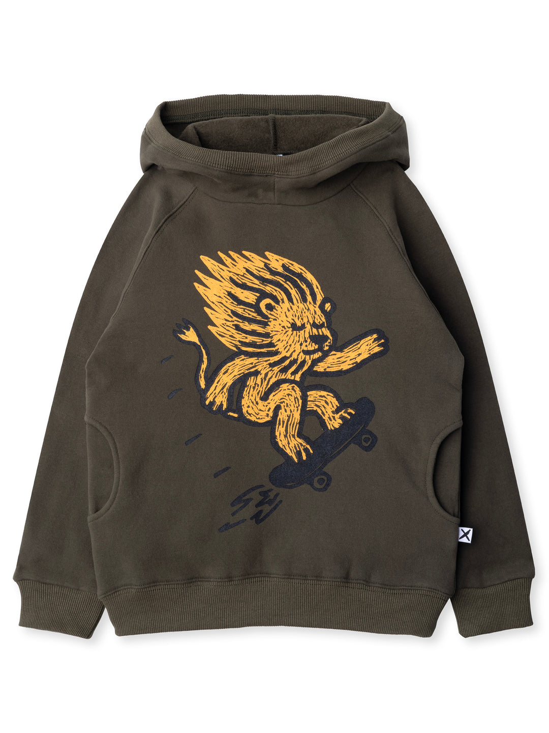Minti kids clothing. Super comfy hoodie with side pockets and higher neck - perfect for cold days! 330 Gram // Brushed Inside // 95% Cotton // 5% Elastane.