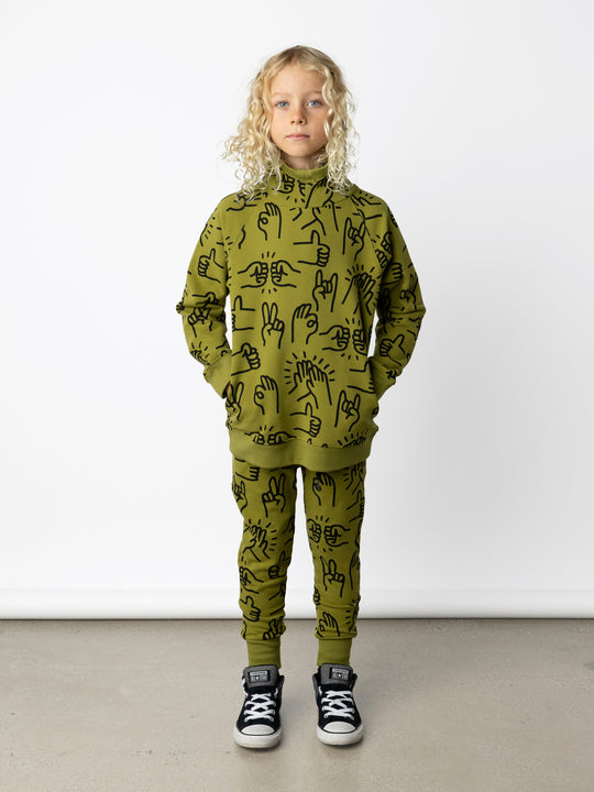 Minti Good Vibes Furry Trackies