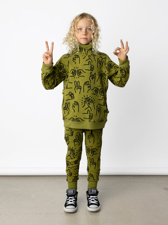 Minti Good Vibes Furry Trackies