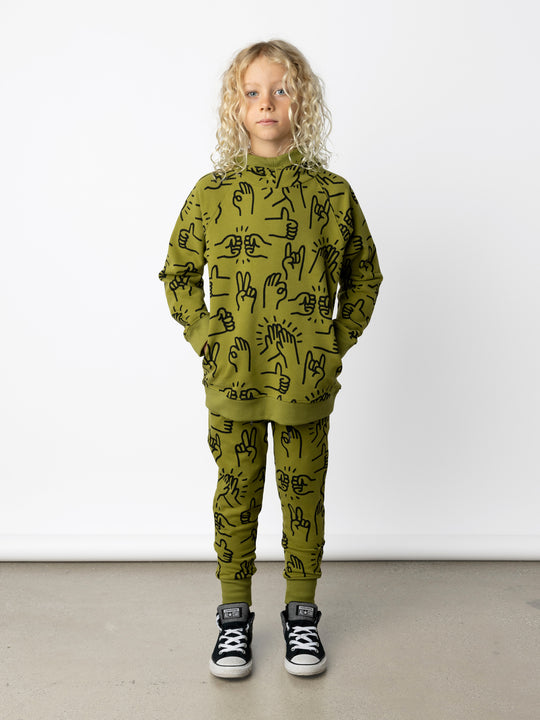 Minti Good Vibes Furry Trackies