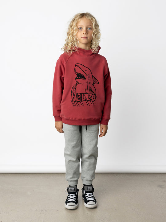 Minti kids clothing. Super comfy hoodie with side pockets and higher neck - perfect for cold days! 330 Gram // Brushed Inside // 95% Cotton // 5% Elastane.