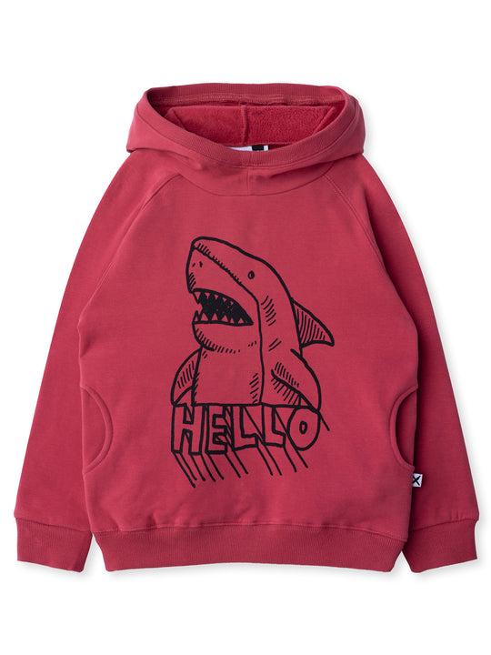 Minti kids clothing. Super comfy hoodie with side pockets and higher neck - perfect for cold days! 330 Gram // Brushed Inside // 95% Cotton // 5% Elastane.