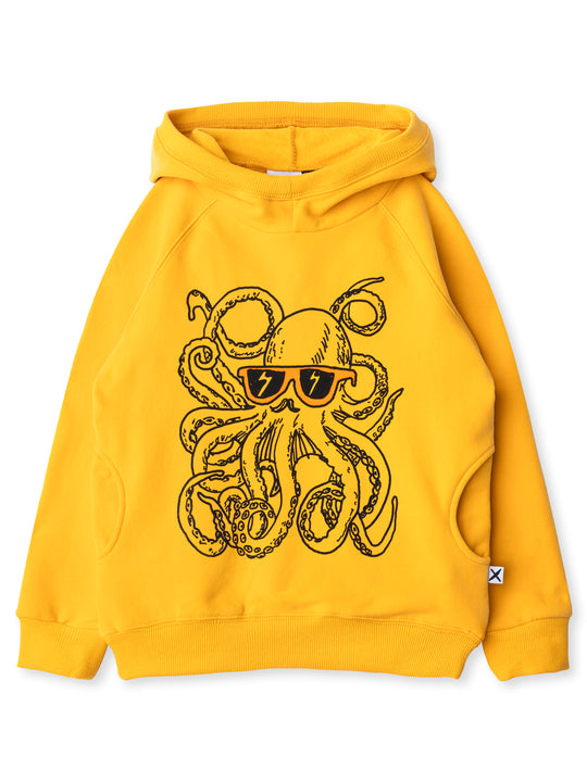 Minti kids clothing. Super comfy hoodie with side pockets and higher neck - perfect for cold days! 330 Gram // Brushed Inside // 95% Cotton // 5% Elastane.