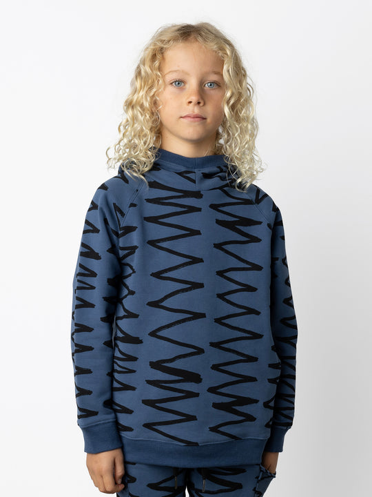 Minti kids clothing. Super comfy hoodie with side pockets and higher neck - perfect for cold days! 330 Gram // Brushed Inside // 95% Cotton // 5% Elastane.