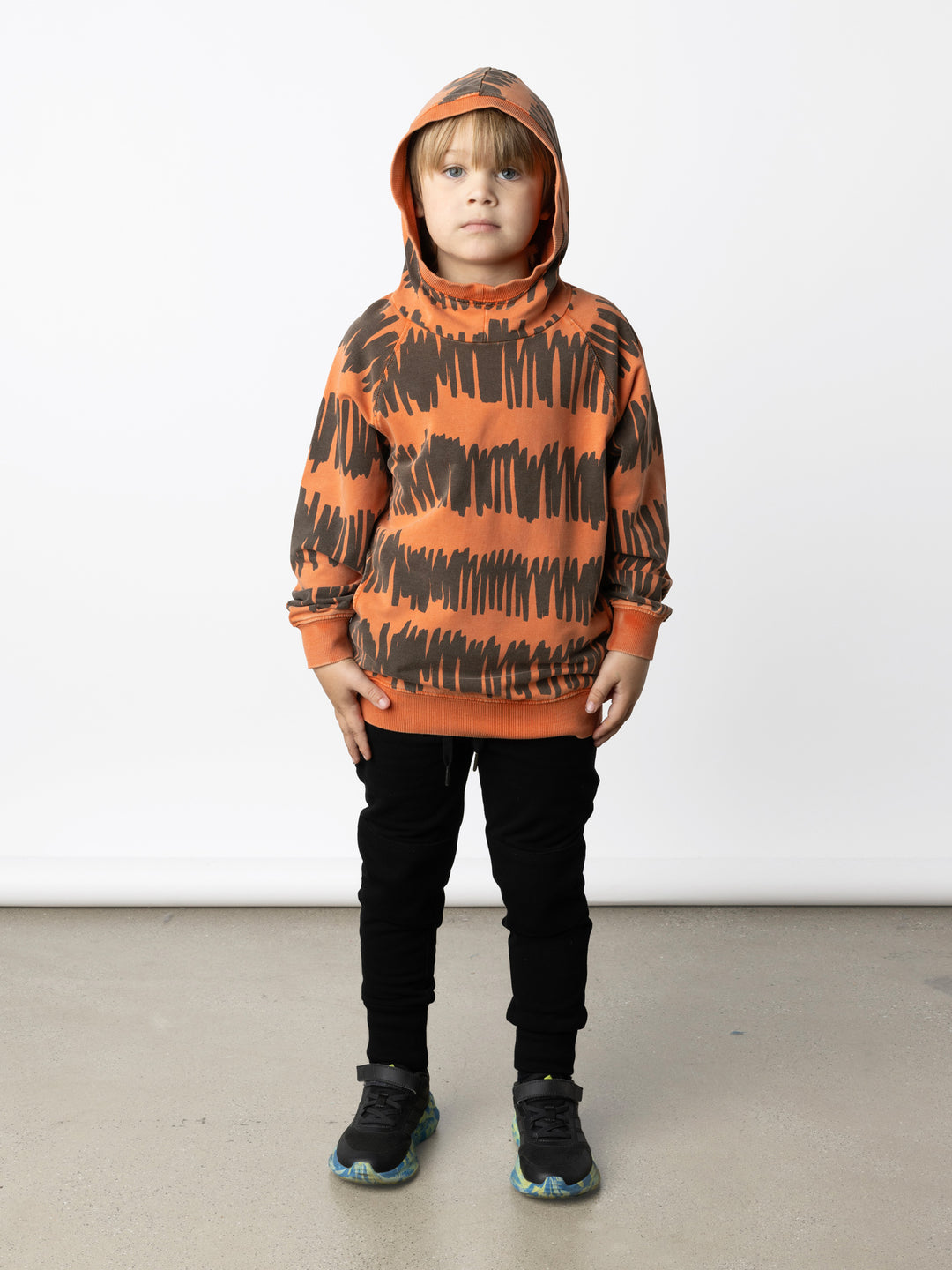Minti Sketchy Stripe Hood