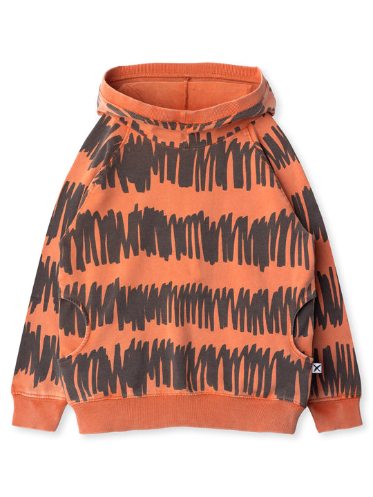 Minti kids clothing. Super comfy hoodie with side pockets and higher neck - perfect for cold days! 260 Gram // 95% Cotton // 5% Elastane.
