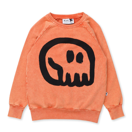 Minti Charcoal Skull Crew