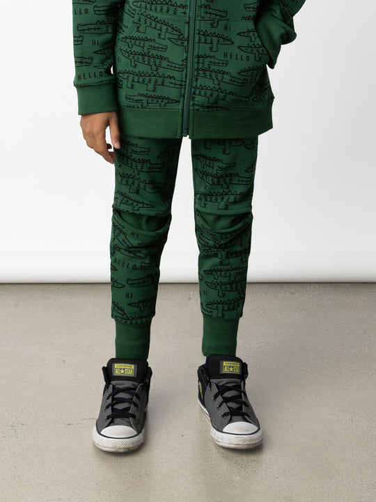 Minti kids clothing. Minti signature super soft Hidden Knee Trackies. 330 Gram // Brushed Inside // 95% Cotton // 5% Elastane.