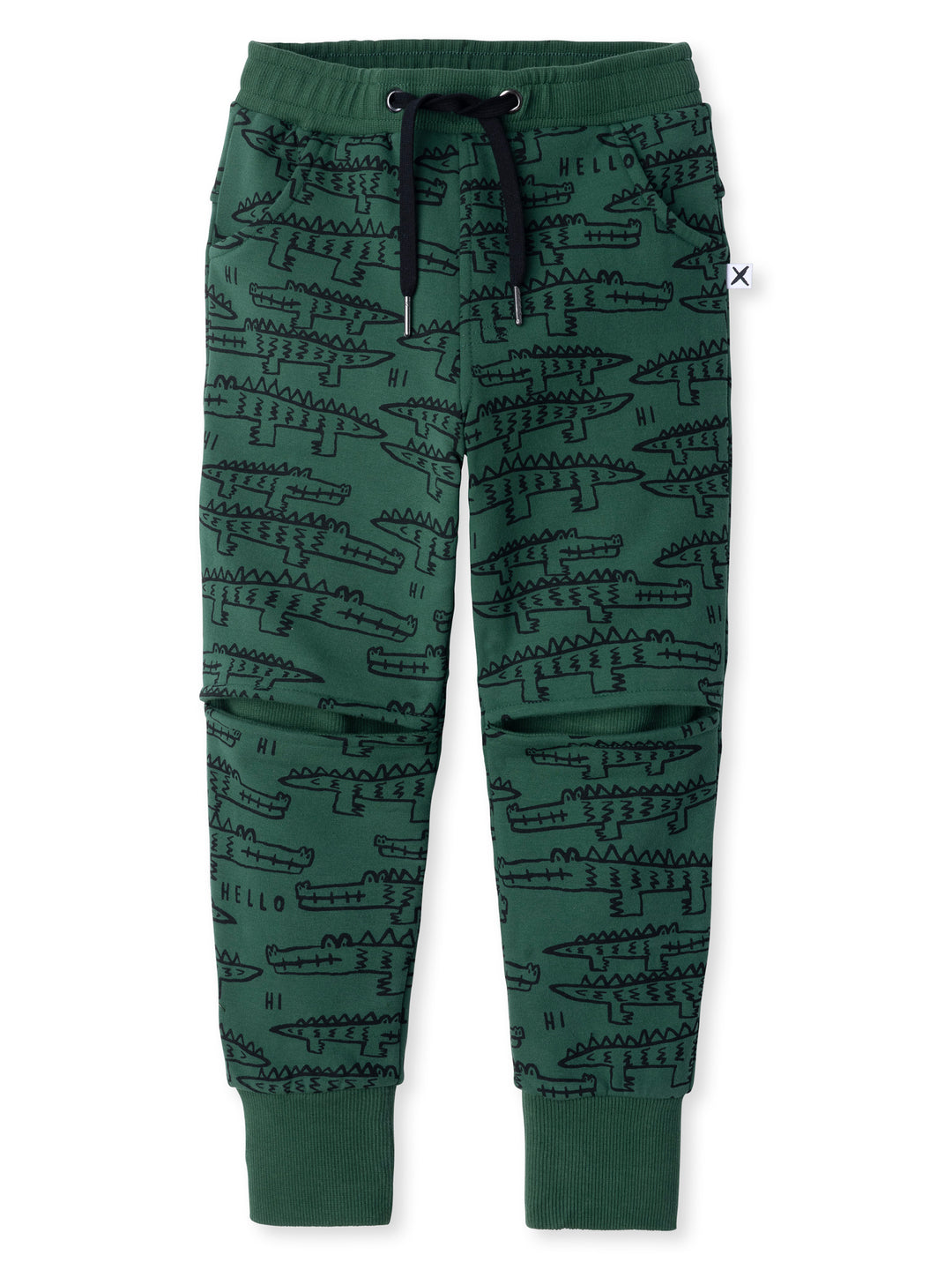 Minti kids clothing. Minti signature super soft Hidden Knee Trackies. 330 Gram // Brushed Inside // 95% Cotton // 5% Elastane.
